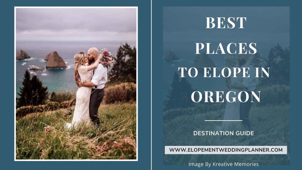 Blog Banner Best Places To Elope In Oregon Smith Rock Coast Cannon Beach Crater Lake Packages Beachwedding