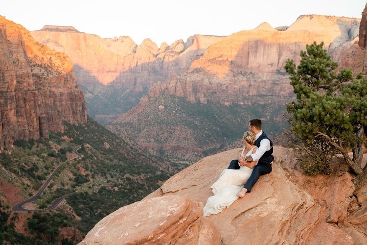 Destination-elopement-in-Zion-National-Park-sunrise-portraits-canyon-overlook-bride-groom-wedding-utah-kyle-loves-tori-love-elope