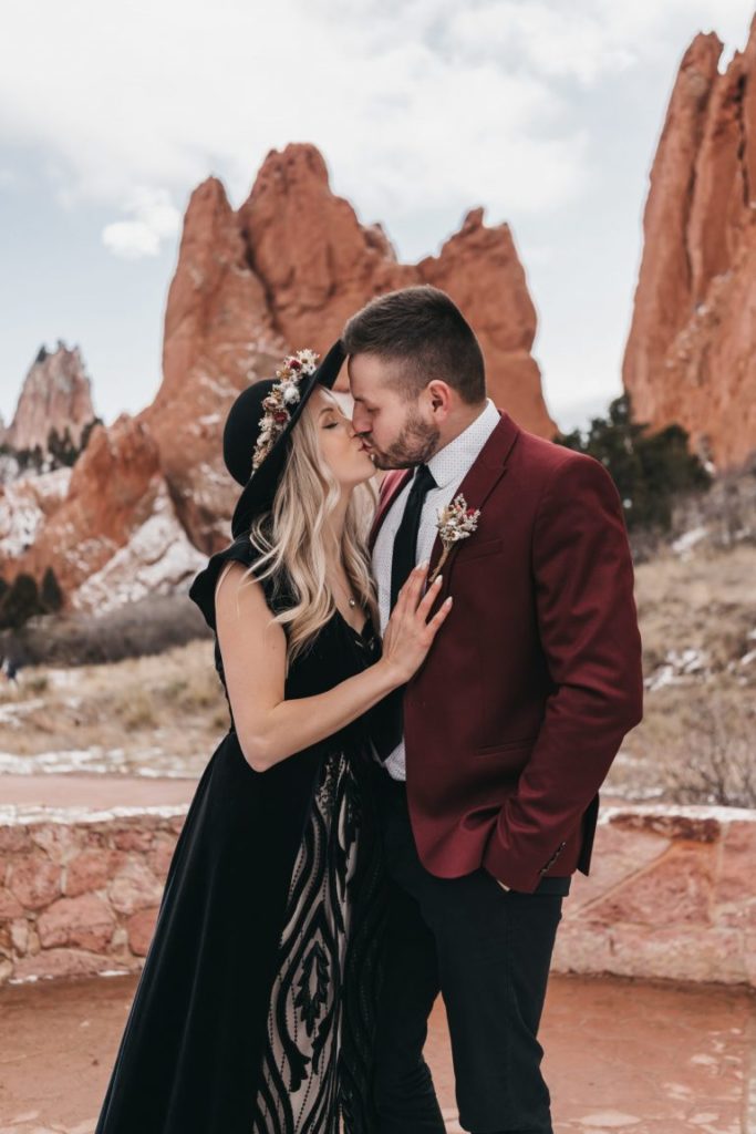 Garden-of-the-Gods-Elopement-Wedding-Captured-By-Marcela-27-Colorado-Intimate-Boho-Ceremony-Snow-Winter-Love-USA