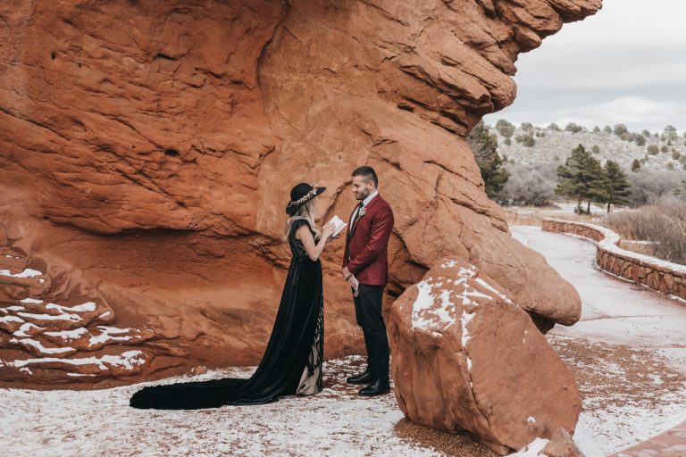 Garden-of-the-Gods-Elopement-Wedding-Captured-By-Marcela-37-Colorado-Intimate-Boho-Ceremony-Snow-Winter-Love-USA